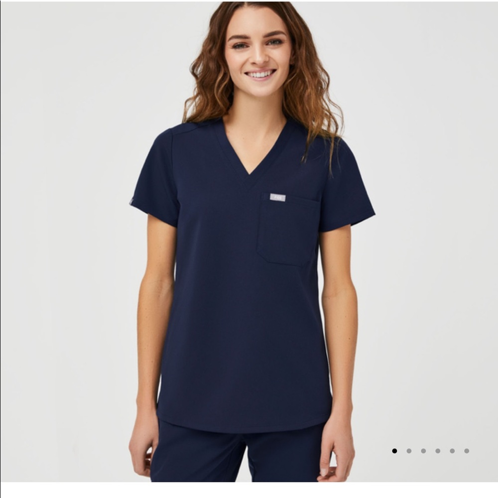 Figs Navy blue scrub set